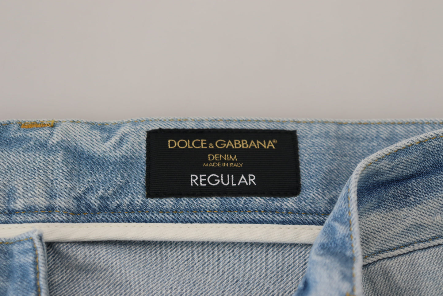 Elegant Light Blue Denim Pants