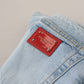 Elegant Light Blue Denim Pants