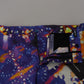Elegant Luminary Printed Denim Pants