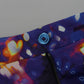 Elegant Luminary Printed Denim Pants