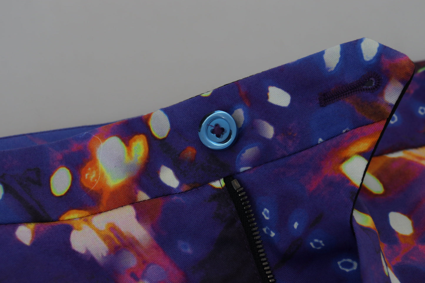 Elegant Luminary Printed Denim Pants
