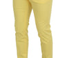 Sun-Kissed Yellow Cotton Trousers