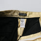 Elegant Gold Cotton Stretch Pants
