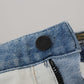 Elegant Patchwork Denim Pants