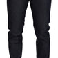 Elegant Couture Italian Denim Pants