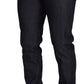 Elegant Couture Italian Denim Pants
