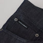 Elegant Couture Italian Denim Pants