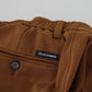 Elegant Brown Virgin Wool Pants - Italian Crafted