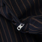 Elegant Striped Cotton Blend Pants