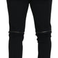 Elegant Black Virgin Wool Trousers
