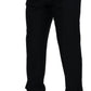 Elegant Black Virgin Wool Blend Trousers