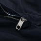 Elegant Blue Cotton Stretch Pants