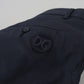 Elegant Blue Cotton Stretch Pants