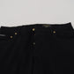 Elegant Black Denim Pants