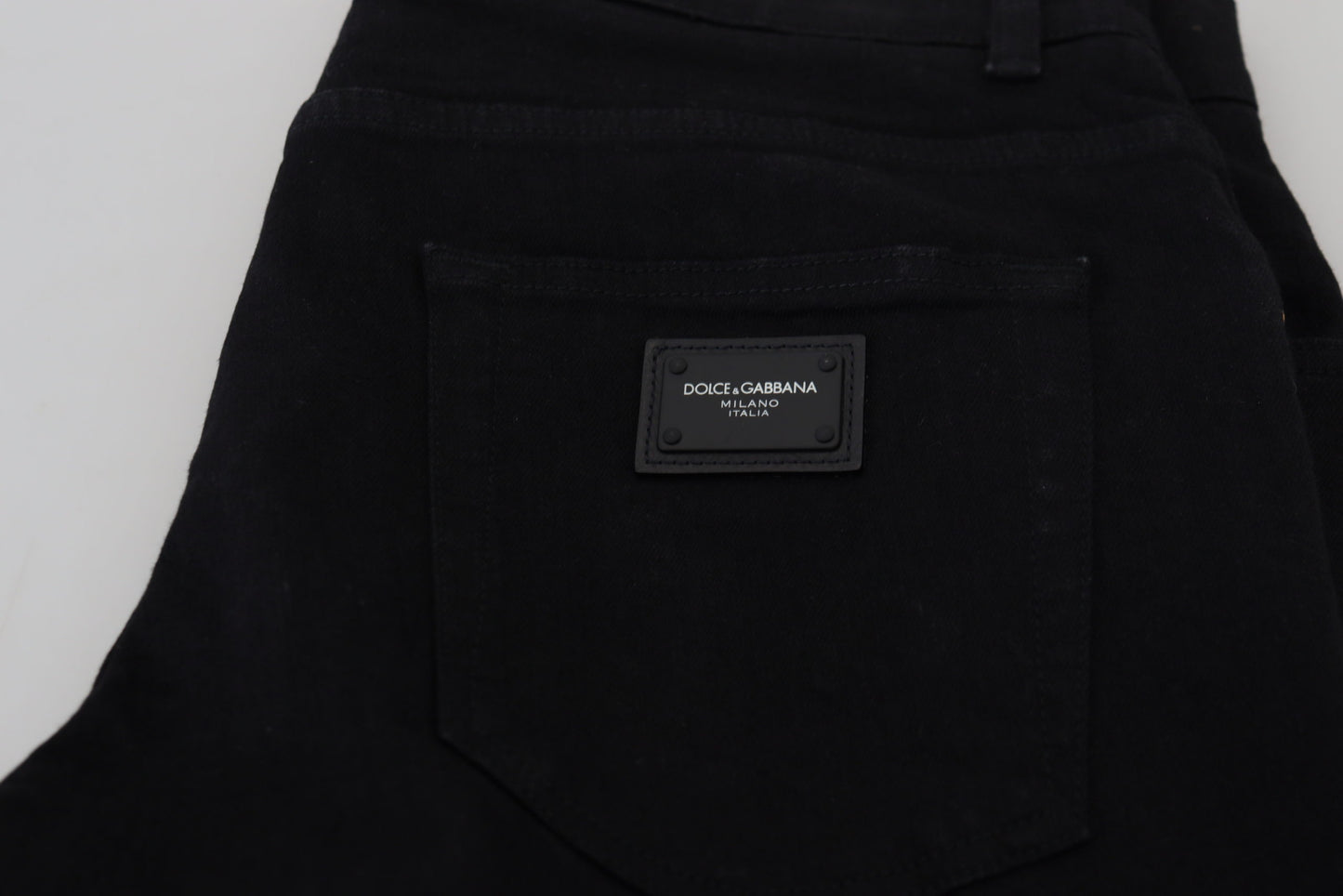 Elegant Black Denim Pants