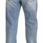 Elegant Light Blue Denim Pants
