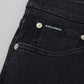 Elegant Black Washed Denim Pants