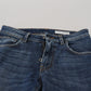 Chic Italian Designer Denim Pants