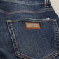 Chic Italian Designer Denim Pants