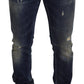 Elevated Blue Wash Jeans for Sleek Style