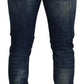 Elevated Blue Wash Jeans for Sleek Style