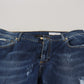 Elegant Italian Denim Pants for Men
