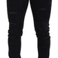 Elegant Black Denim Pants