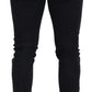 Elegant Black Denim Pants
