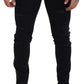 Elegant Black Denim Pants