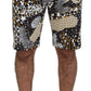Vibrant Multicolor Printed Cotton Shorts