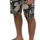 Vibrant Multicolor Printed Cotton Shorts
