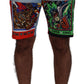 Multicolor Cotton Designer Shorts for Men