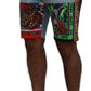 Multicolor Cotton Designer Shorts for Men