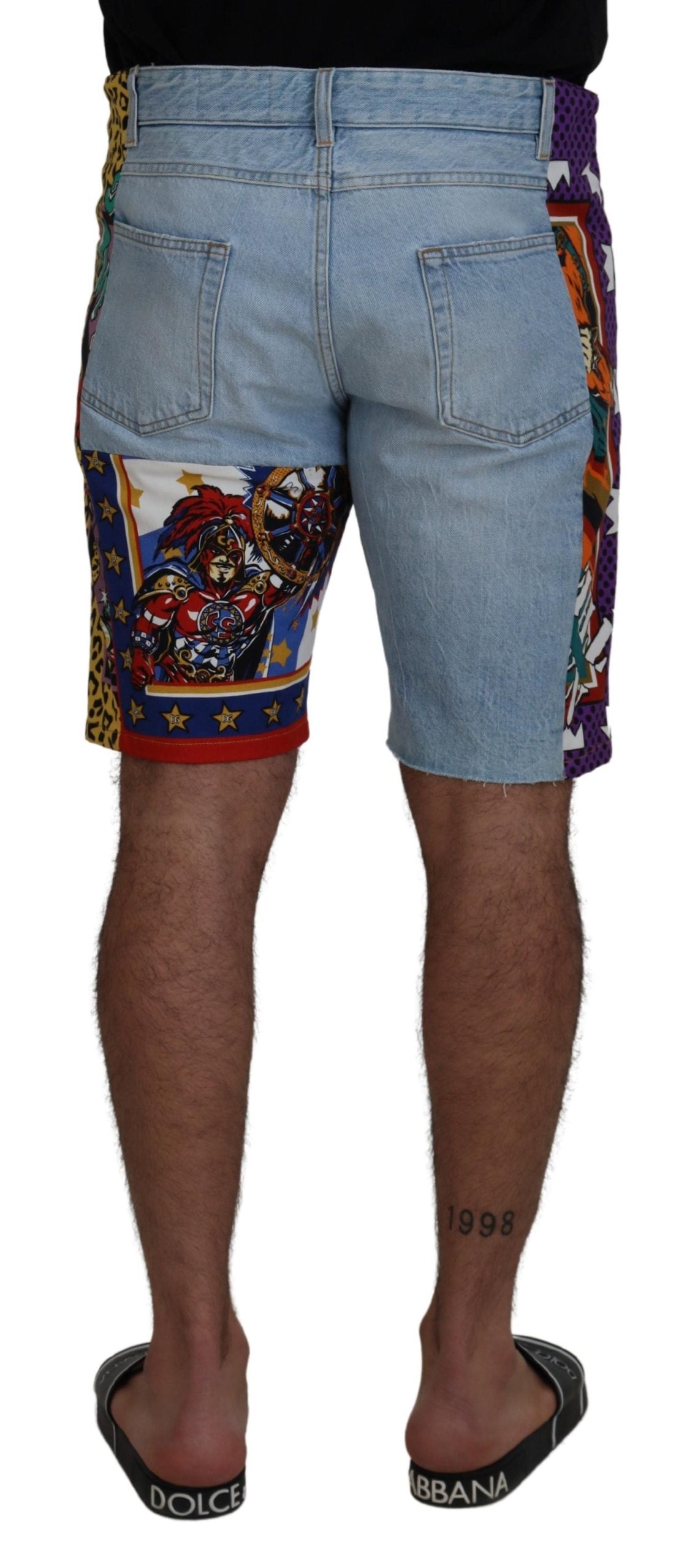 Multicolor Cotton Designer Shorts for Men