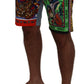 Multicolor Cotton Designer Shorts for Men