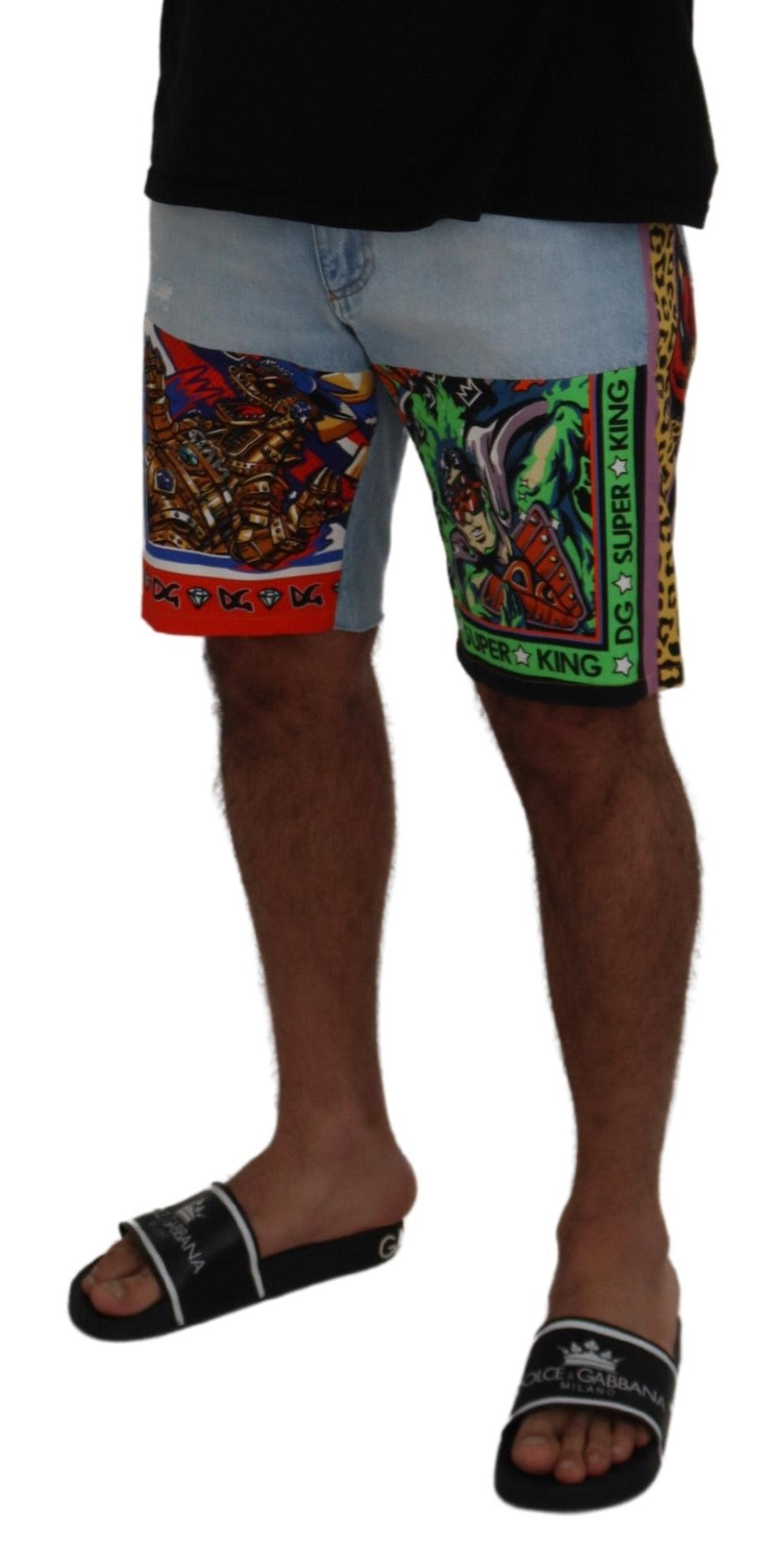 Multicolor Cotton Designer Shorts for Men