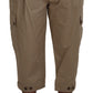 Elegant Brown Cropped Pants for Sophisticated Style