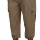 Elegant Brown Cropped Pants for Sophisticated Style
