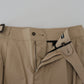 Elegant Brown Cropped Pants for Sophisticated Style