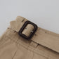 Elegant Brown Cropped Pants for Sophisticated Style