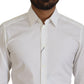 Dazzling White Slim Fit Dress Shirt
