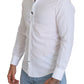 Elegant Slim Fit White Cotton Shirt