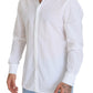 Elegance Reimagined White Cotton Dress Shirt