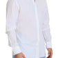 Elegance Reimagined White Cotton Dress Shirt