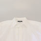 Elegance Reimagined White Cotton Dress Shirt