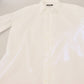 Elegance Reimagined White Cotton Dress Shirt