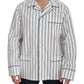 Elegant Striped Cotton Nightshirt
