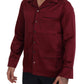Elegant Silk Red Nightshirt Pajama