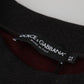 Maroon Cotton Crewneck Pullover Sweater