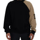 Multicolor Full Zip Cotton Sweater